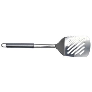 Spatule De Cuisine Ajourée En Inox 33 Cm Fackelmann Elemental