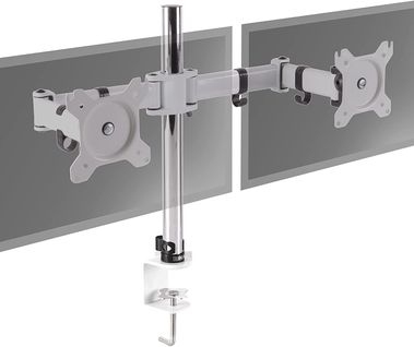 Dm252 We Support De 2 Moniteurs à Pince Pour Bureau - Hauteur Ajustable - Vesa 75/100