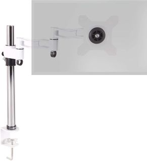 Dm351x3 We Support D'écran à Pince Blanc Pour Bureau - Rotatif - Vesa 75/100 - 2 Extensions