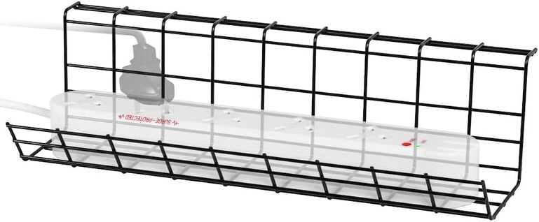 Support De Gestion Des Câbles à Placer Sous Un Bureau Tiroir De Rangement Oganisation Duronic Cmh1
