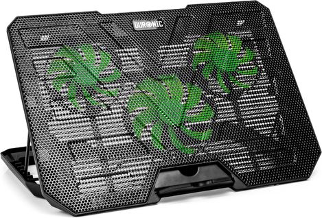 Lc3 Refroidisseur Ordinateur Portable 3 Ventilateurs Tapis Refroidisseur Pour Laptop