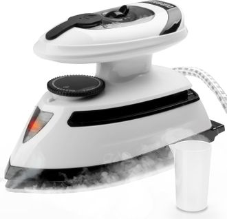 Si4 Wb Mini Fer à Repasser à Vapeur De Voyage 420w Réservoir D'eau De 30 Ml Compact