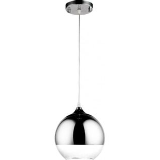Lampe Suspension Reflexion - 25 Cm - Métal Chromé Argenté