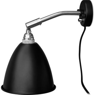 Lampe Murale Bi 7 - Acier Chromé Noir