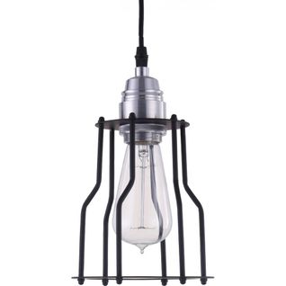Lampe De Plafond Rétro - Lampe Suspendue De Style Cage - Jula Noir