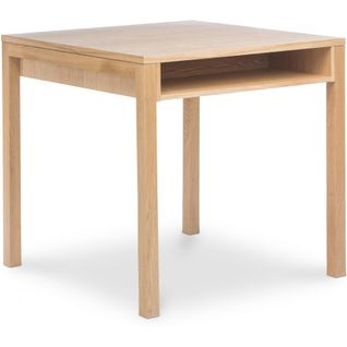 Table à Manger Carrè En Bois -lina Bois Naturel