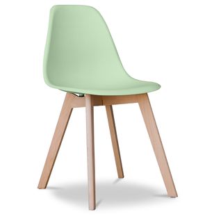 Chaise à Manger Design Scandinave Brielle  Vert Pastel