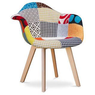 Premium Chaise Design Amir - Patchwork Amy Multicolore