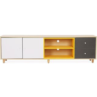 Meuble TV En Bois - Design Scandinave -  Eniva Multicolore