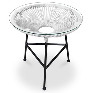 Table De Jardin - Table D'appoint -ulana Blanc