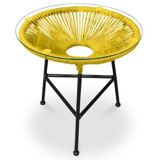 Table De Jardin - Table D'appoint -ulana Jaune