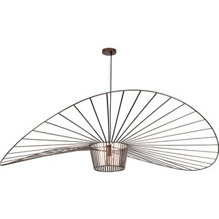 Lampe à Suspension Vertice - Métal - 140cm Marron