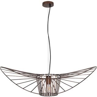 Lampe à Suspension Vertice - Métal - 100cm Marron