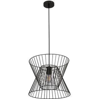 Plafonnier Rétro - Suspension Design - Lena Noir