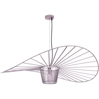 Lampe à Suspension Vertice - Métal - 80cm Rose Doré