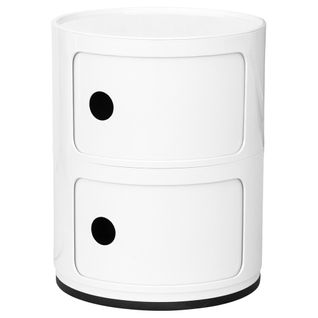 Armoire De Stockage - 2 Tiroirs - New Bili 2 Blanc