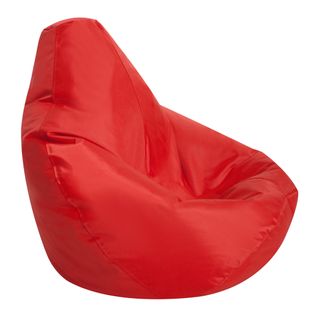 Pouf Gaming Enfant Inclinable Rouge, Intérieur, Extérieur, 65 X 65cm