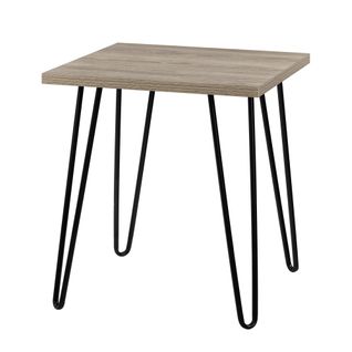 Owen - Table D'appoint En Effet Chêne Gris
