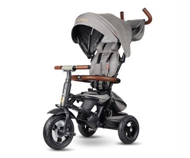 Tricycle  Rito Deluxe Caoutchouc Gris