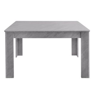 Table à Manger 116 X 65 X 75cm En Gris