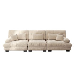 Canapé D'angle Relax - Canapé Modulable 3 Places - Cinéma , Salon - Beige