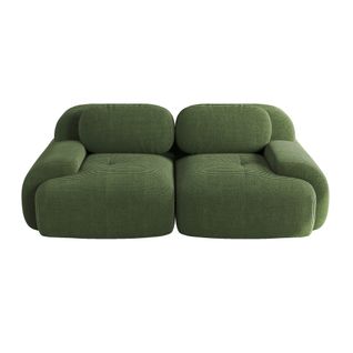 Canapé D'angle Relax - Canapé Modulable 2 Places- Cinéma , Salon Et Chambre - Vert