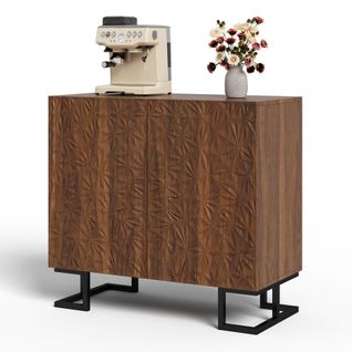 Buffet De Cuisine 80cm-2 Portes-la Salle à Manger-le Salon Ou L’entrée-brun