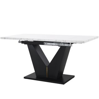 Table Extensible-gain De Place-large Surface De Travail-adaptée Au Bureau Et Au Salon-gris