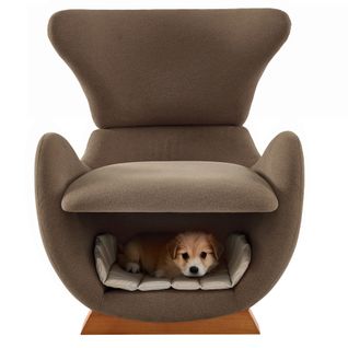 Fauteuil De Relaxation-canapé Simple-fauteuil Adapté Aux Animaux De Compagnie-brun