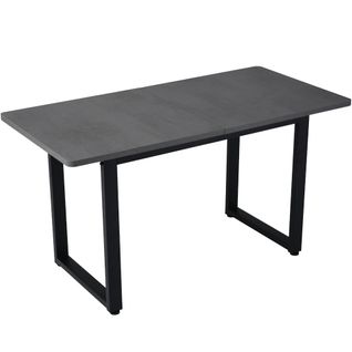 Table à Manger-table Rectangulaire-style Industriel-épurée En Fer-gris
