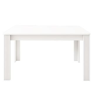 Table à Manger 117 X 68 X 75cm Blanc