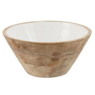 Saladier Déco En Bois "manguier" 23cm Naturel