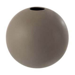 Vase Design "boule Céramique" 25cm Gris