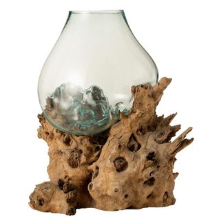 Vase Sur Pied Design "gamal" 50cm Naturel