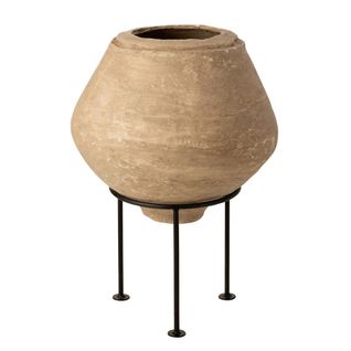 Pot Déco Sur Pied "chad" 50cm Naturel