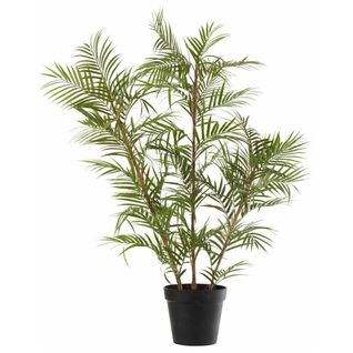 Plante Artificielle "palmier En Pot" 108cm Vert