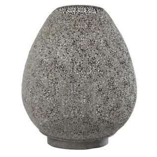 Photophore Design "œuf Oriental" 44cm Gris