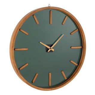 Horloge Murale Design "creva" 40cm Marron et Noir