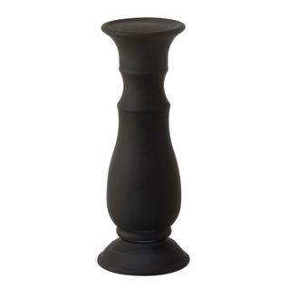 Chandelier Design En Verre "gentle" 30cm Noir Mat