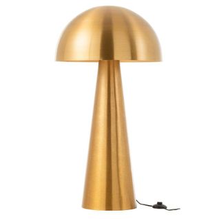 Lampadaire Design "champignon" 95cm Or Mat