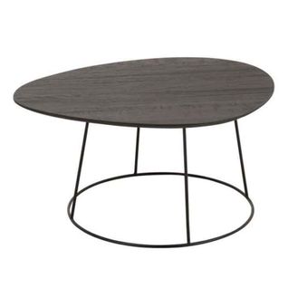 Table D'appoint Design "mesla" 69cm Marron Foncé