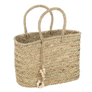 Sac De Plage "coquillages" 51cm Naturel