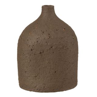 Vase Bouteille En Céramique "enya" 20cm Marron