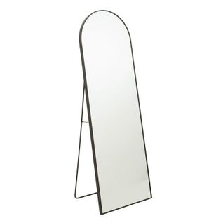 Miroir Sur Pied Arrondi "lazaro" 150cm Noir