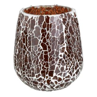 Photophore En Verre "ali" 12cm Marron