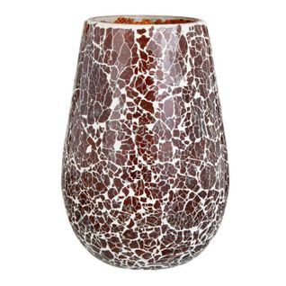 Photophore En Verre "ali" 26cm Marron