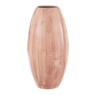 Vase Déco Peint à La Main "pinky Perfect" 55cm Rose