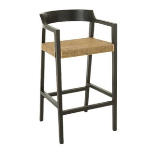 Tabouret De Bar Design "sungkai" 100cm Noir
