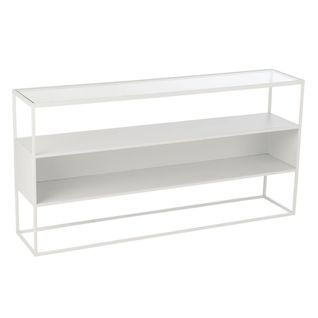 Console En Métal "maryanne" 140cm Blanc