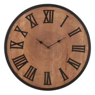 Horloge Murale Effet Bois "nue" 40cm Naturel